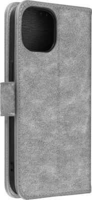 Etui AVIZAR iPhone 15 Portefeuille Gris