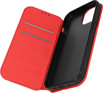 Etui AVIZAR iPhone 15 Pro Portefeuille Rouge