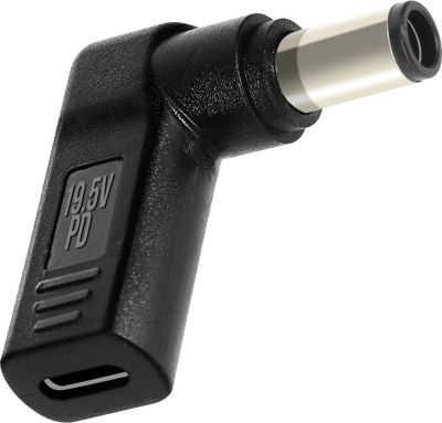 Chargeur ordinateur portable AVIZAR Adaptateur USB-C coudé vers 7,4 x 5,0mm