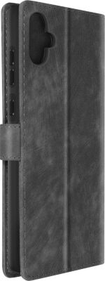 Etui AVIZAR Galaxy A05 simili Cuir Brossé Noir
