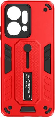 Coque AVIZAR Antichoc Honor X7a Béquille Rouge