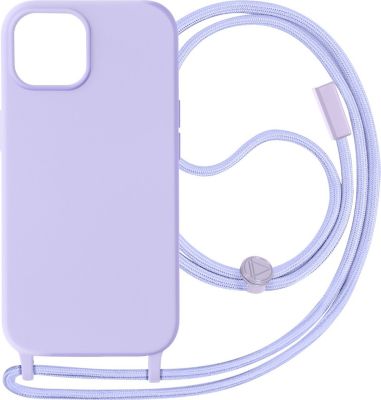 Coque AVIZAR iPhone 15 Plus Lanière 80cm Violet
