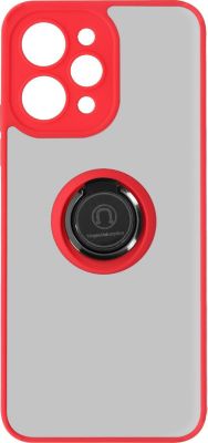 Coque AVIZAR Xiaomi Redmi 12 Bague Support Rouge
