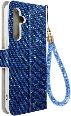 Etui AVIZAR Paillette Samsung A54 5G Bleu
