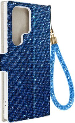 Etui AVIZAR Paillette Samsung S23 Ultra Bleu