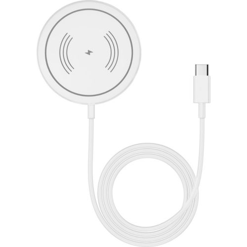 Chargeur induction LINQ MagSafe iPhone 15W Blanc