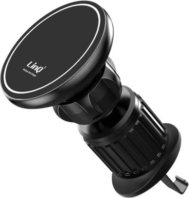 Magsafe Support Smartphone pour la voiture avec aimant (noir, ABS, acier  inoxydable, 70g) comme objets publicitaires Sur