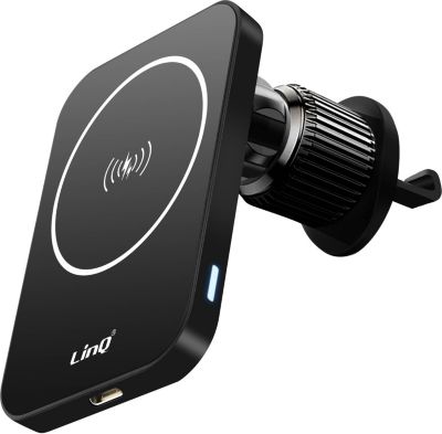 Support smartphone LINQ MagSafe 15W, Rotatif 360° Noir