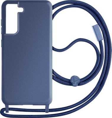 Coque AVIZAR Samsung S21 FE Lanière 80cm Bleu Nuit