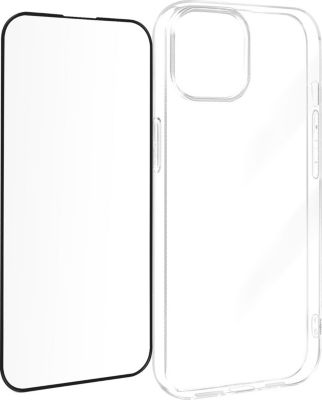 Coque AVIZAR iPhone 15 Plus + Verre Trempé bord noir Coque AVIZAR iPhone 15 Plus + Verre Trempé bord noir