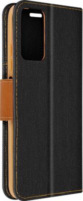 Etui AVIZAR Tissu Xiaomi Redmi Note 12S Support Noir