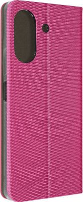 Etui AVIZAR Xiaomi Redmi 13C Tissu Porte-Carte Rose