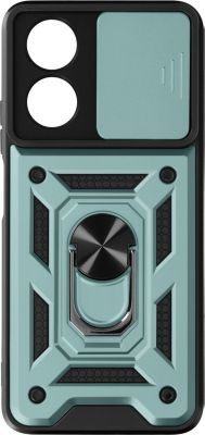 Coque AVIZAR Oppo A58 4G Bague + Caméra Slide Vert Coque AVIZAR Oppo A58 4G Bague + Caméra Slide Vert