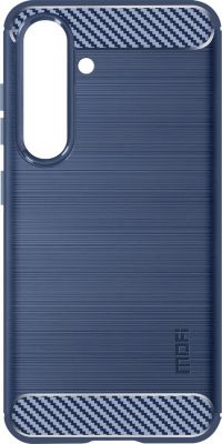 Coque AVIZAR Samsung S24 et S25 Effet Carbone Bleu