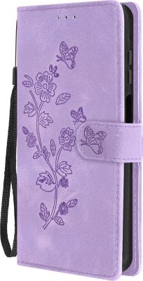 Etui AVIZAR Galaxy A15 5G Support Fleur Lavande