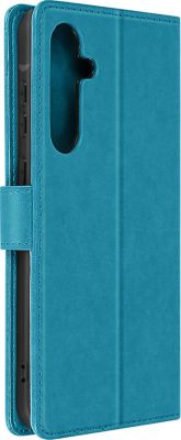 Etui AVIZAR Galaxy A55 Support Fleur Papillon Bleu