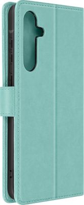 Etui AVIZAR Galaxy A55 Fleur Papillon Turquoise