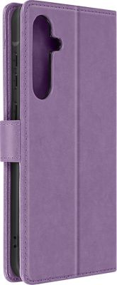 Etui AVIZAR Galaxy A55 Support Fleur Papillon Violet