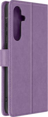 Etui AVIZAR Galaxy A55 Support Fleur Papillon Violet
