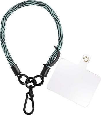 Cordon AVIZAR Dragonne 15cm Bleu et Noir Torsadé Cordon AVIZAR Dragonne 15cm Bleu et Noir Torsadé