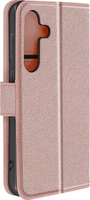 Etui AVIZAR Samsung S24 et S25 Folio Rose Gold