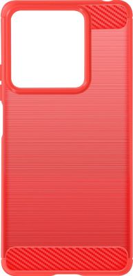 Coque AVIZAR Silicone Redmi 13C Effet Carbone Rouge Coque AVIZAR Silicone Redmi 13C Effet Carbone Rouge