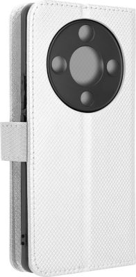 Etui AVIZAR Honor Magic 6 Lite 5G Portefeuille Blanc Etui AVIZAR Honor Magic 6 Lite 5G Portefeuille Blanc