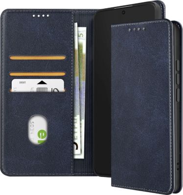 Etui AVIZAR Xiaomi Poco X6 Pro 5G Portefeuille Bleu