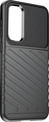 Coque AVIZAR Samsung S23 FE Design Strié Noir