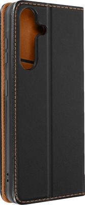 Etui AVIZAR Samsung S23 FE Cuir Véritable Noir