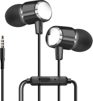 Ecouteurs LINQ Intra-auriculaires Jack 3.5mm Micro Noir