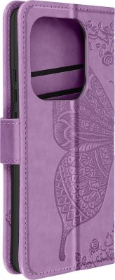 Etui AVIZAR Redmi Note 13 Pro Papillon Violet clair Etui AVIZAR Redmi Note 13 Pro Papillon Violet clair