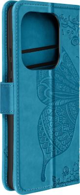 Etui AVIZAR Redmi Note 13 Pro Papillon Bleu Etui AVIZAR Redmi Note 13 Pro Papillon Bleu