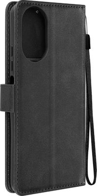 Etui AVIZAR Dragonne Realme C67 Portefeuille Noir