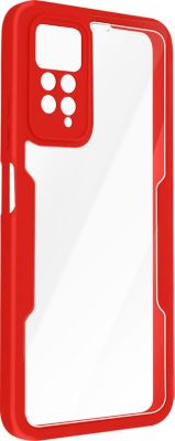 Coque AVIZAR Redmi Note 11 et 11s Intégrale Rouge