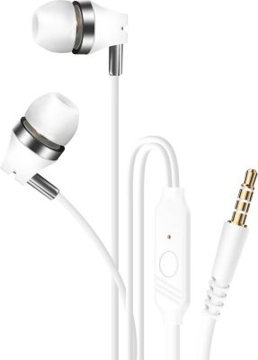 Ecouteurs LINQ Blanc Kit Main Libre Micro intégré