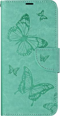 Etui AVIZAR Galaxy A35 5G Support Papillon Turquoise