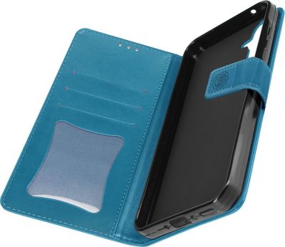 Etui AVIZAR Samsung Galaxy A35 5G Fleurs bleu Etui AVIZAR Samsung Galaxy A35 5G Fleurs bleu