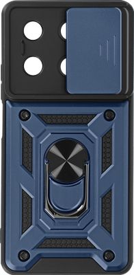 Coque AVIZAR Redmi Note 13 5G Antichoc Bague Bleu