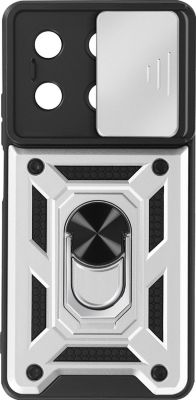 Coque AVIZAR Redmi Note 13 5G Antichoc Bague Argent Coque AVIZAR Redmi Note 13 5G Antichoc Bague Argent