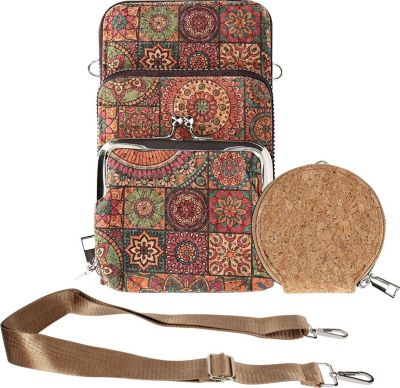 Housse AVIZAR Liège Mandala Triple Poche Porte monnaie