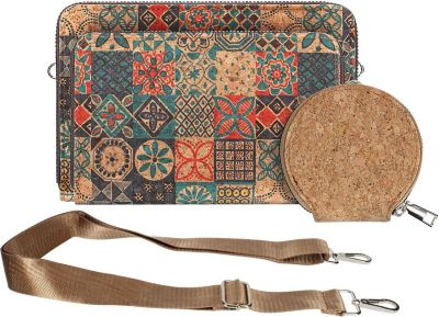 Housse AVIZAR Liège Céramique Poche Zip Bord carré