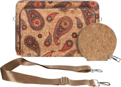 Housse AVIZAR Liège Cachemire Poche Zip Bord carré