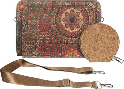 Housse AVIZAR Liège Mandala Poche Zip Bord carré