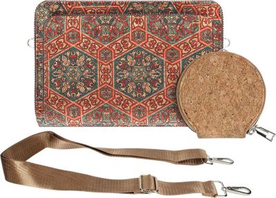 Housse AVIZAR Liège Lys Triple Poche Zip Bord carré