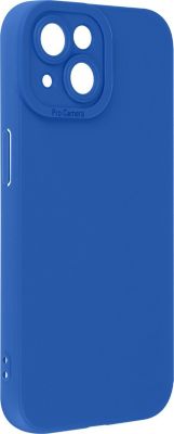 Coque AVIZAR iPhone 15 Mat Bleu Caméra Protégée