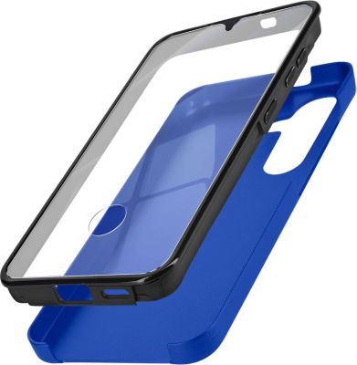 Coque AVIZAR Samsung S24 et S25 Tactile Bleu