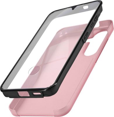 Coque AVIZAR Samsung S24 et S25 Tactile Rose Gold