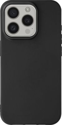 Coque MAYAXESS iPhone 15 Pro Silicone Souple Noir