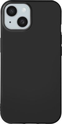 Coque MAYAXESS iPhone 15 Silicone Souple Noir